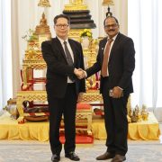 H.E. Mr. Sorayut Chasombat, Ambassador of Thailand to the UAE, at the Embassy in Abu Dhabi