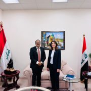 Ms. Rula Sabih Mohammed, Counselor at the Embassy of the Republic of Iraq in Abu Dhabi.